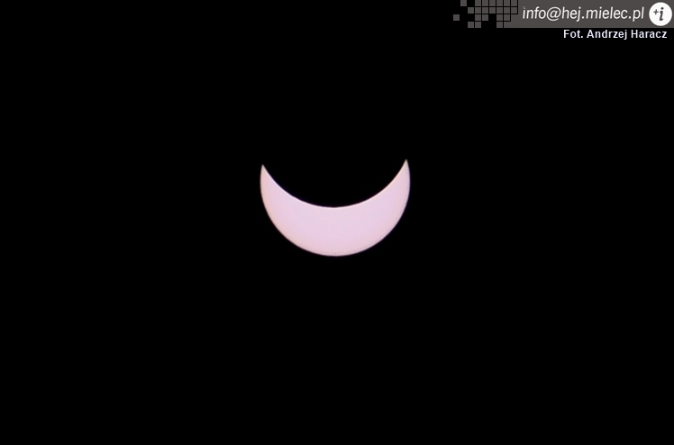 Zaćmienie Słońca nad Mielcem