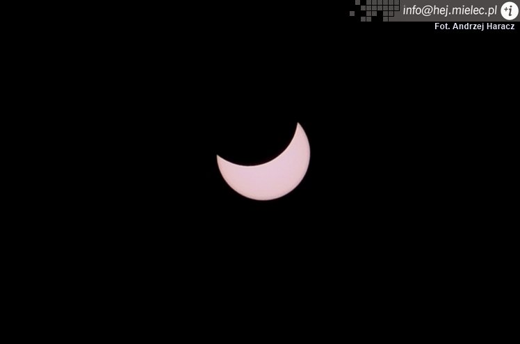 Zaćmienie Słońca nad Mielcem