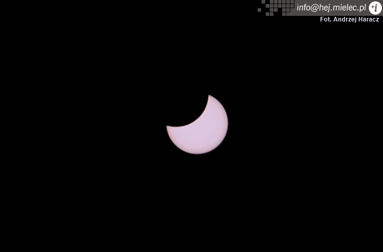 Zaćmienie Słońca nad Mielcem