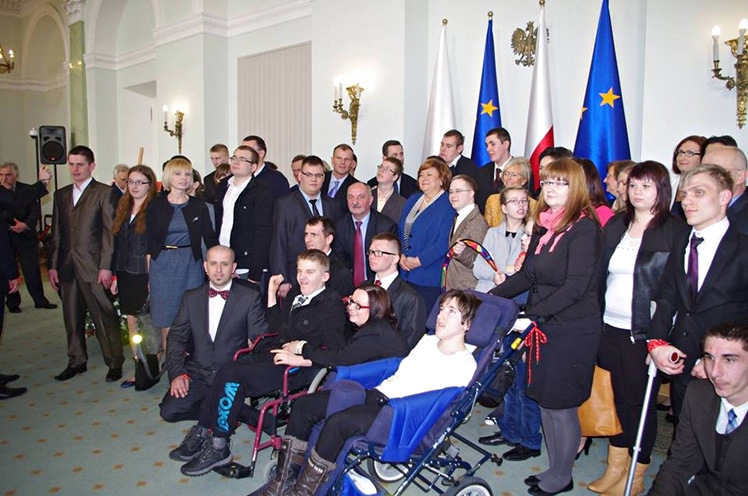 Wychowankowie OREW z wizytą w Pałacu Prezydenckim