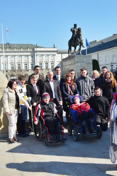 Wychowankowie OREW z wizytą w Pałacu Prezydenckim