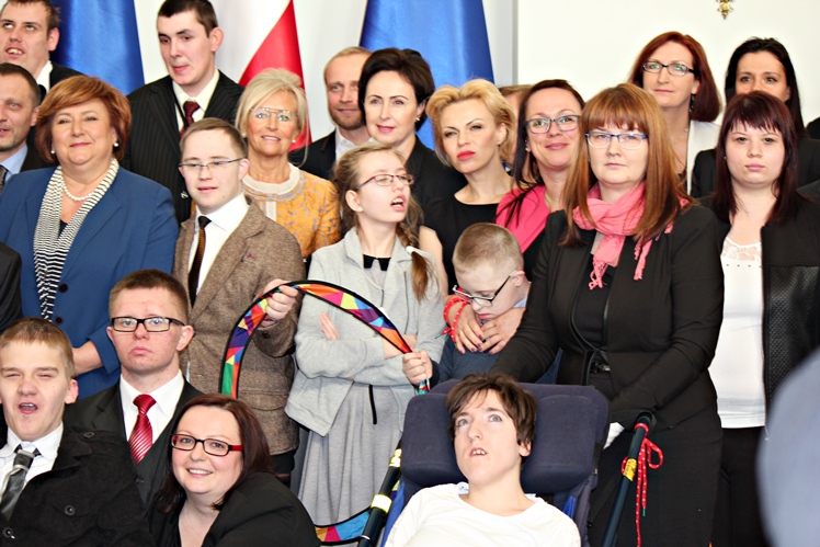 Wychowankowie OREW z wizytą w Pałacu Prezydenckim