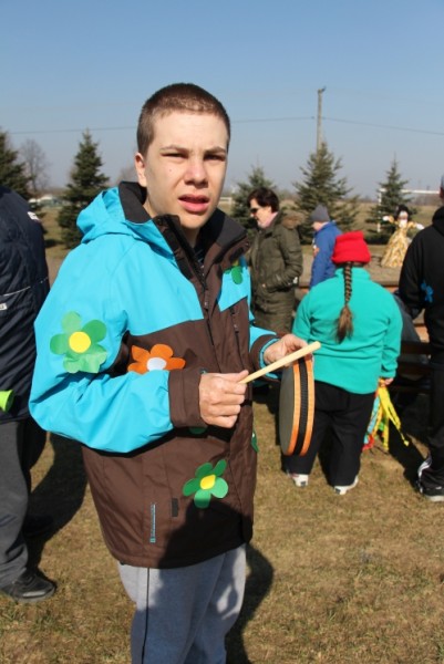 Witanie wiosny za pomocą budzika w ORW w Pniu