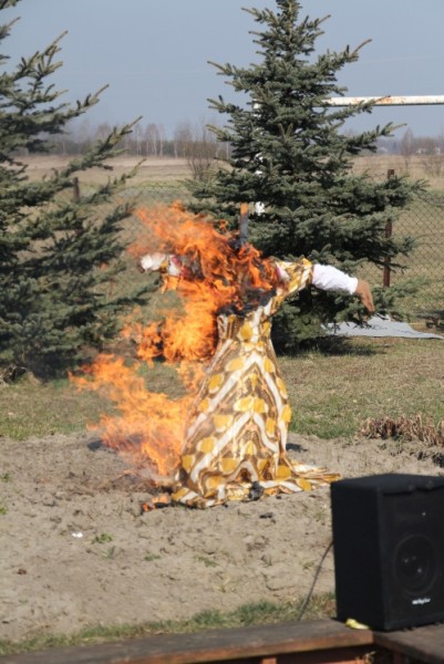 Witanie wiosny za pomocą budzika w ORW w Pniu