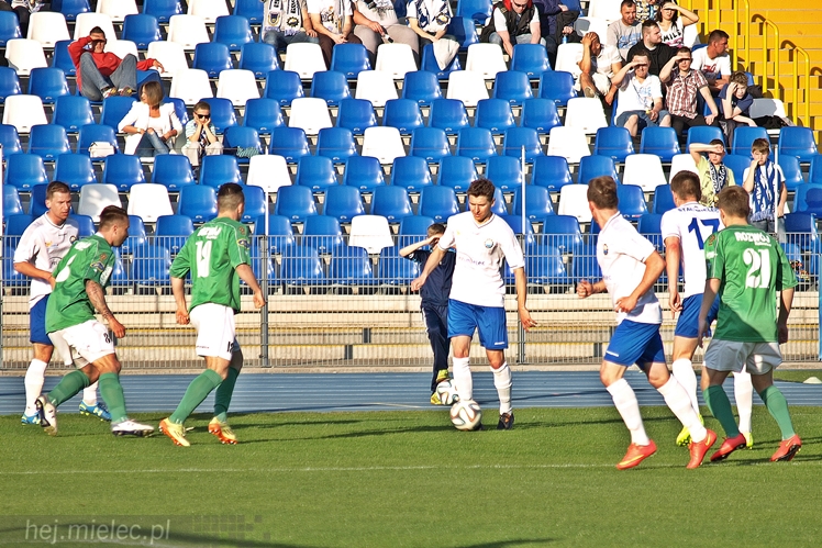 Lider 2 ligi piłkarskiej poległ w Mielcu!