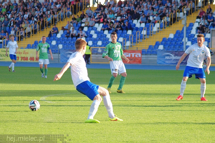 Lider 2 ligi piłkarskiej poległ w Mielcu!