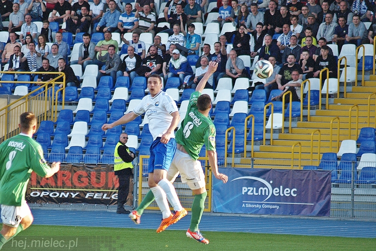 Lider 2 ligi piłkarskiej poległ w Mielcu!