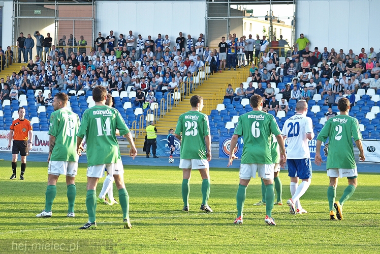 Lider 2 ligi piłkarskiej poległ w Mielcu!