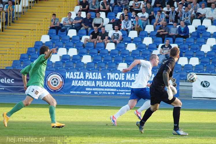 Lider 2 ligi piłkarskiej poległ w Mielcu!