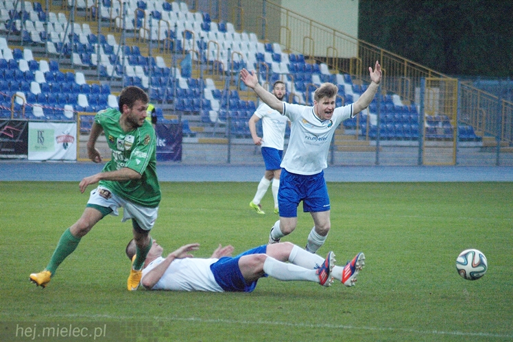 Lider 2 ligi piłkarskiej poległ w Mielcu!