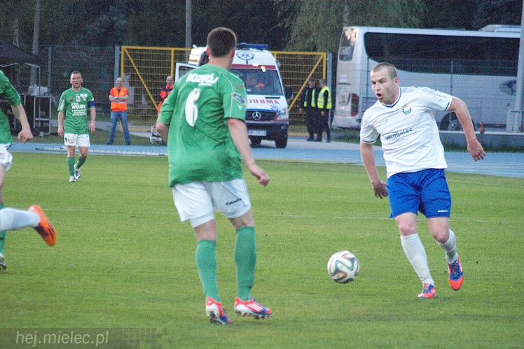 Lider 2 ligi piłkarskiej poległ w Mielcu!