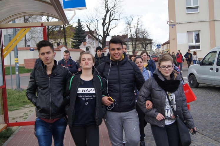 Włoska młodzież z wizytą w Mielcu