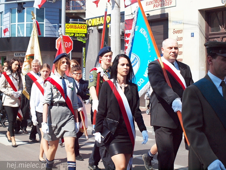 Uroczystości Święta Konstytucji 3 Maja w Mielcu
