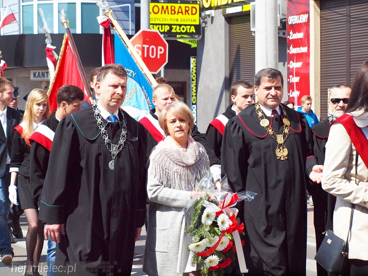 Uroczystości Święta Konstytucji 3 Maja w Mielcu
