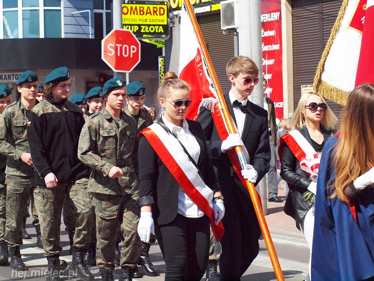 Uroczystości Święta Konstytucji 3 Maja w Mielcu