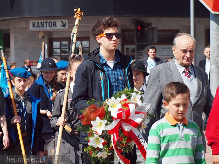 Uroczystości Święta Konstytucji 3 Maja w Mielcu