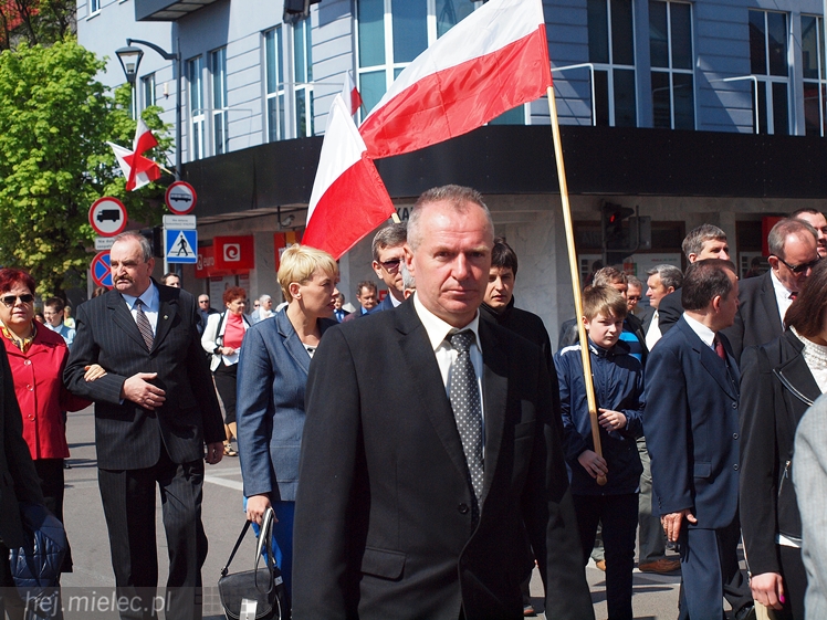 Uroczystości Święta Konstytucji 3 Maja w Mielcu