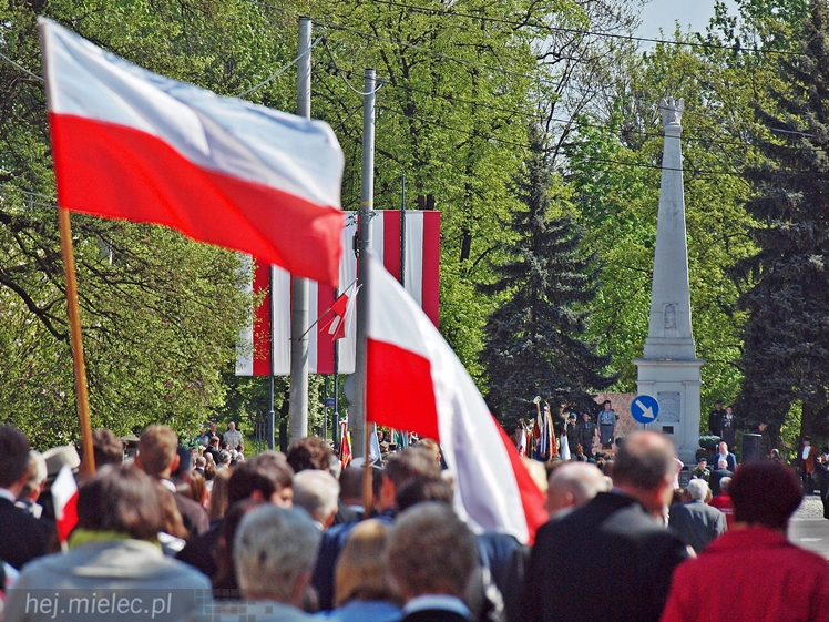 Uroczystości Święta Konstytucji 3 Maja w Mielcu