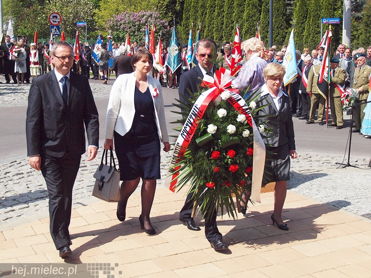 Uroczystości Święta Konstytucji 3 Maja w Mielcu