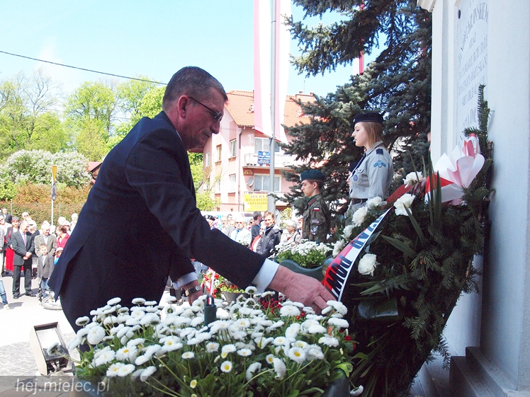 Uroczystości Święta Konstytucji 3 Maja w Mielcu