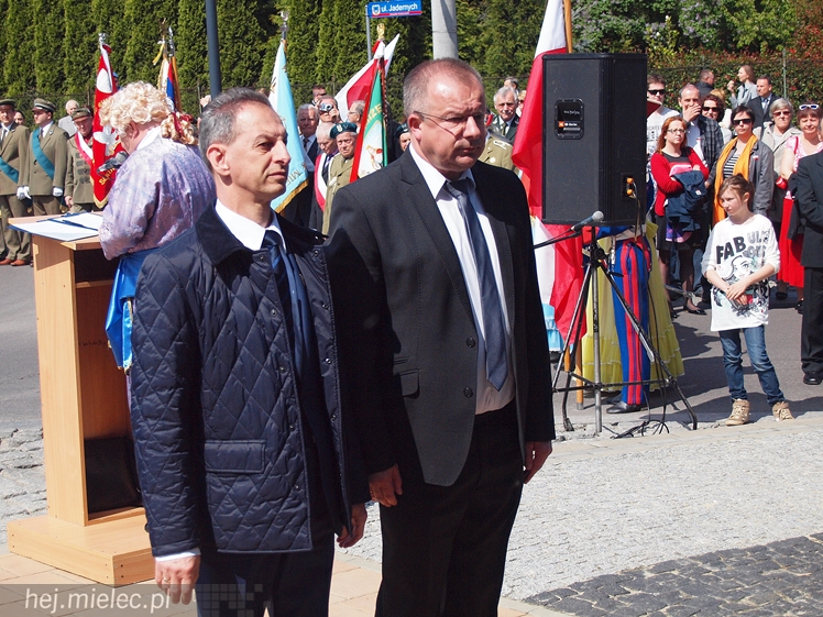 Uroczystości Święta Konstytucji 3 Maja w Mielcu