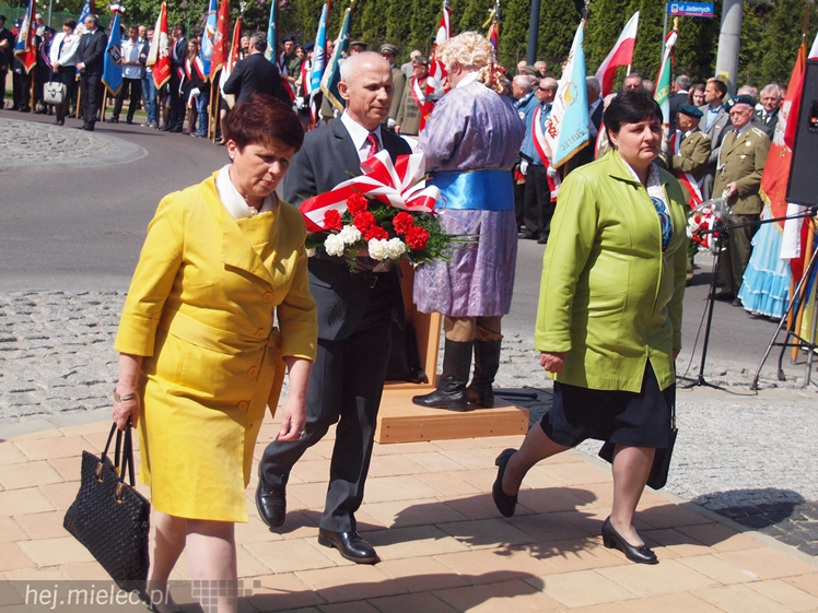 Uroczystości Święta Konstytucji 3 Maja w Mielcu