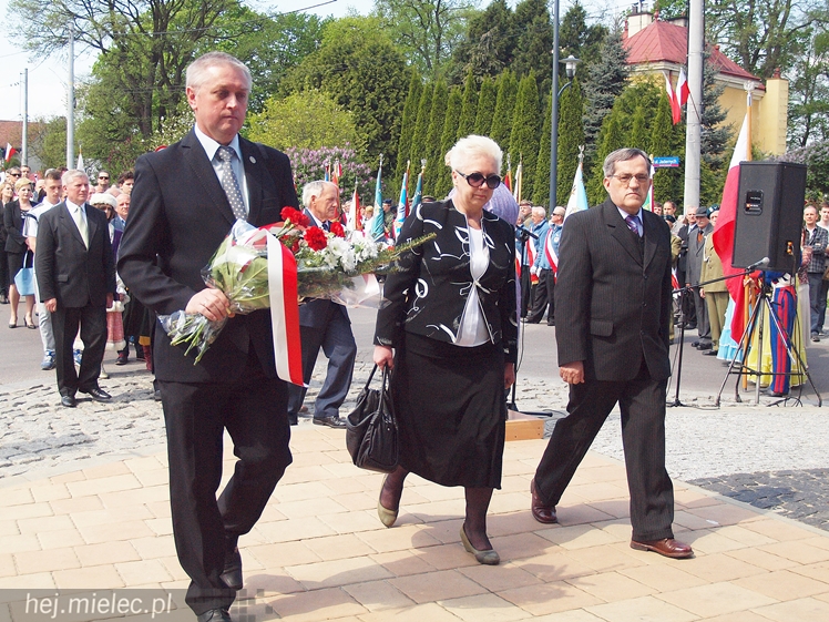 Uroczystości Święta Konstytucji 3 Maja w Mielcu