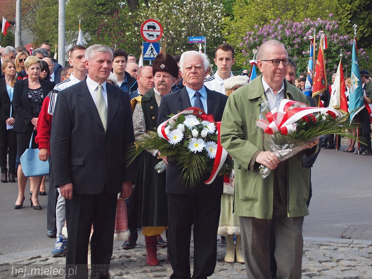 Uroczystości Święta Konstytucji 3 Maja w Mielcu