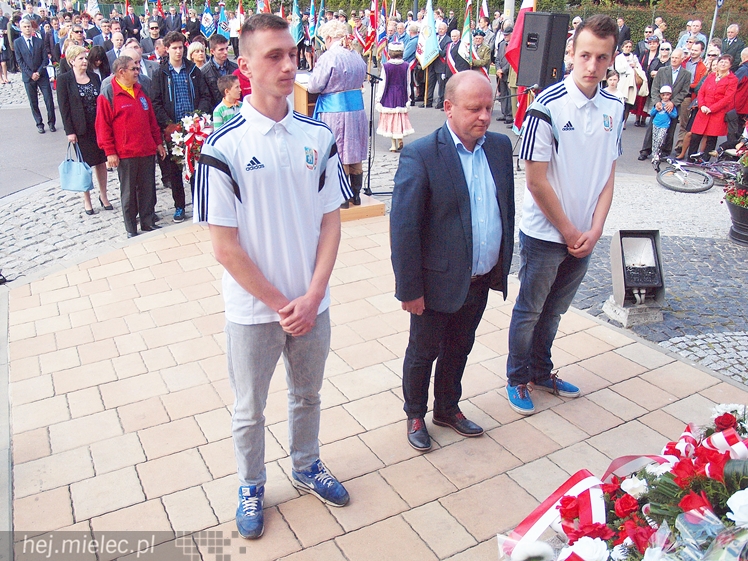 Uroczystości Święta Konstytucji 3 Maja w Mielcu