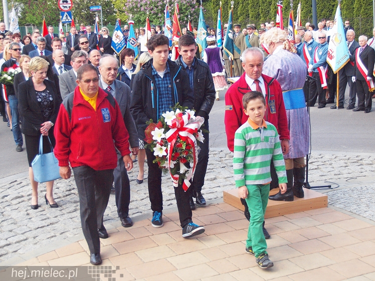 Uroczystości Święta Konstytucji 3 Maja w Mielcu