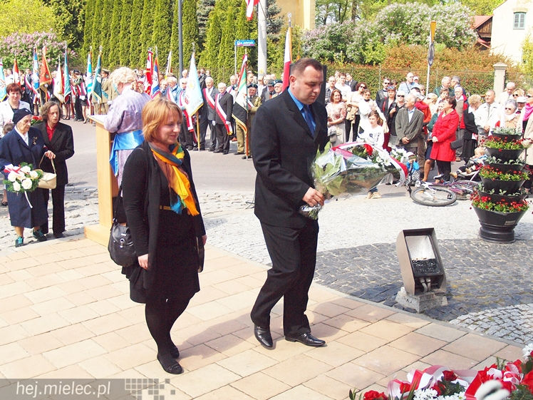 Uroczystości Święta Konstytucji 3 Maja w Mielcu