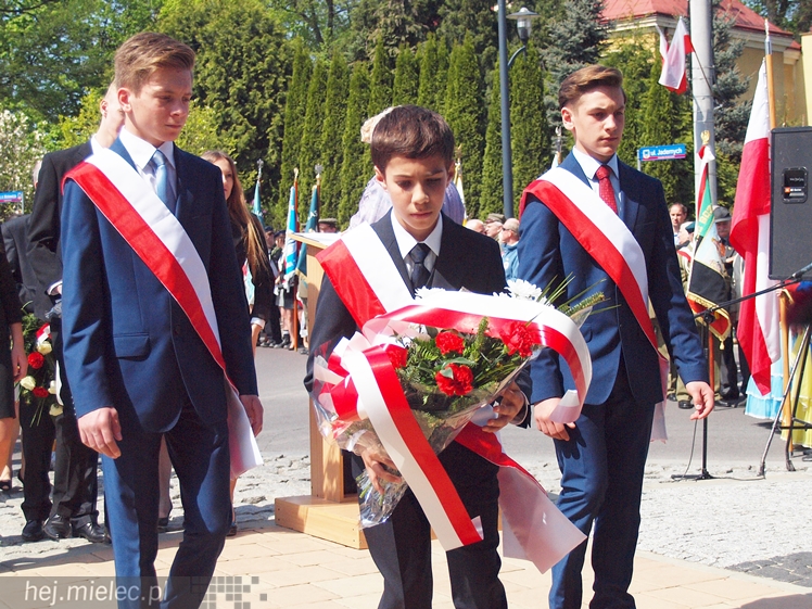 Uroczystości Święta Konstytucji 3 Maja w Mielcu