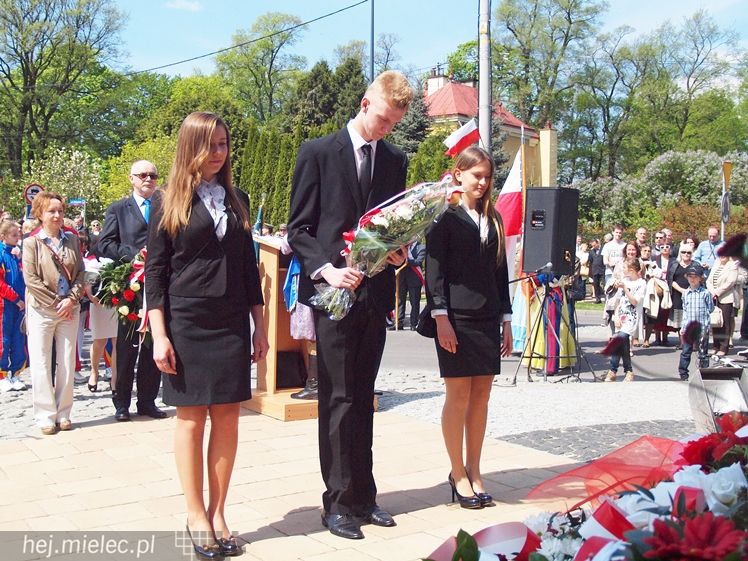 Uroczystości Święta Konstytucji 3 Maja w Mielcu