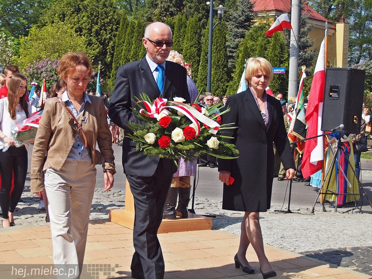 Uroczystości Święta Konstytucji 3 Maja w Mielcu