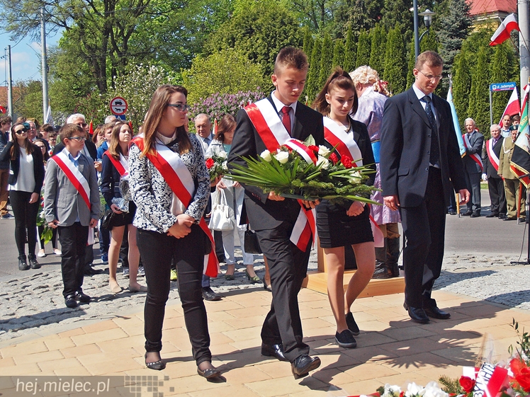 Uroczystości Święta Konstytucji 3 Maja w Mielcu