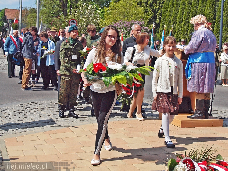 Uroczystości Święta Konstytucji 3 Maja w Mielcu