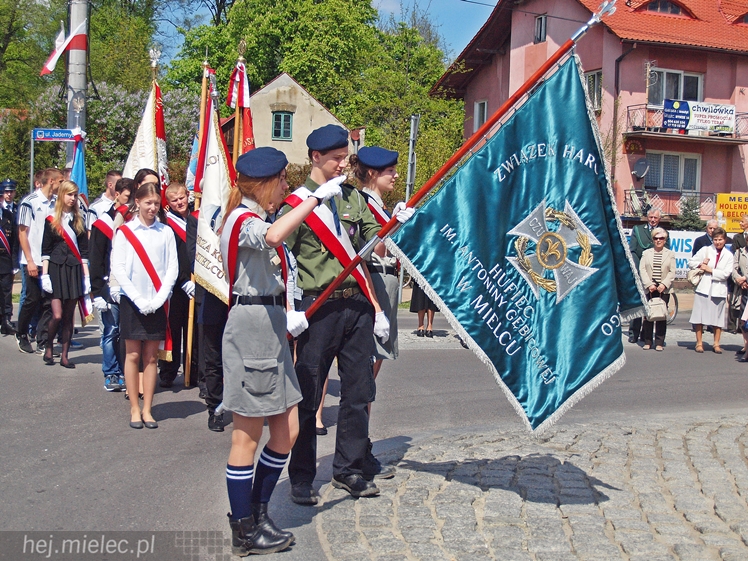 Uroczystości Święta Konstytucji 3 Maja w Mielcu