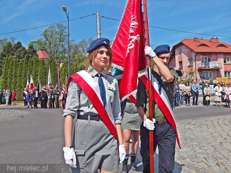 Uroczystości Święta Konstytucji 3 Maja w Mielcu