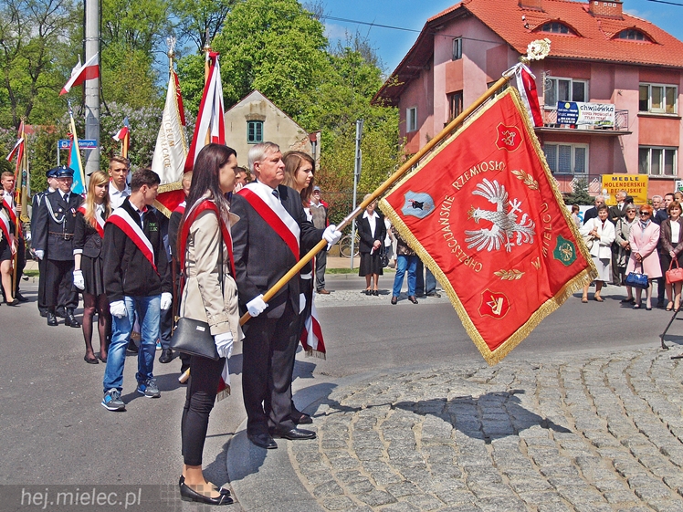 Uroczystości Święta Konstytucji 3 Maja w Mielcu
