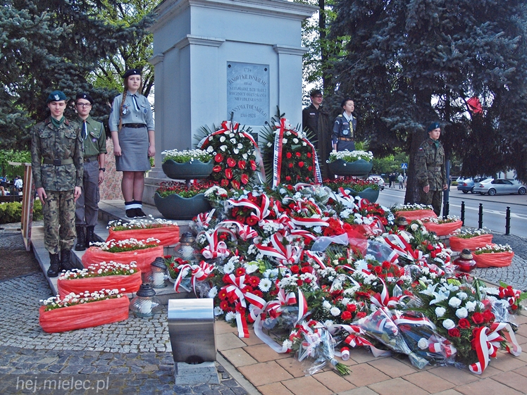 Uroczystości Święta Konstytucji 3 Maja w Mielcu