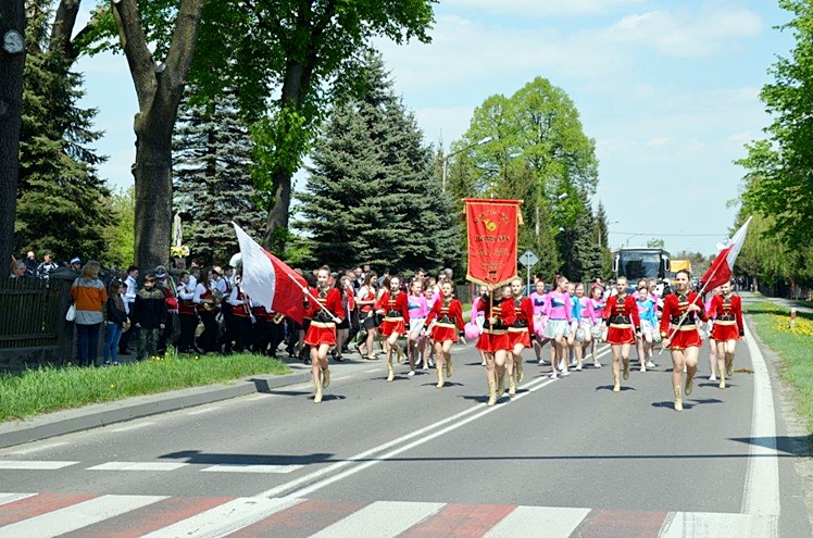 Uroczystość gminnych obchodów Święta 3 Maja w Chorzelowie