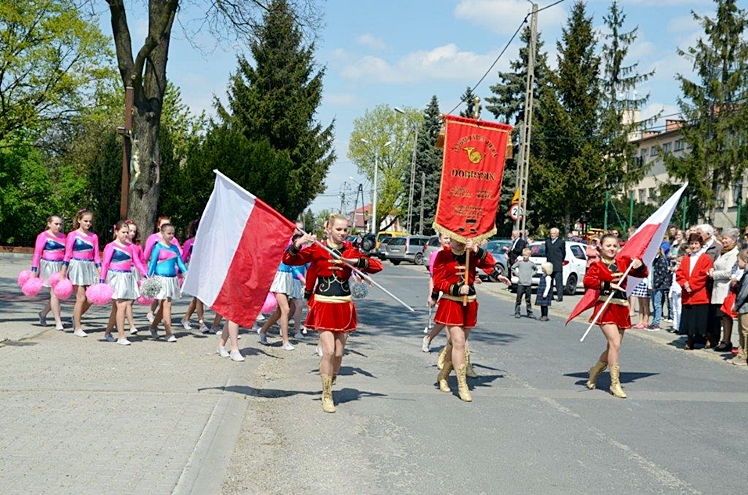 Uroczystość gminnych obchodów Święta 3 Maja w Chorzelowie