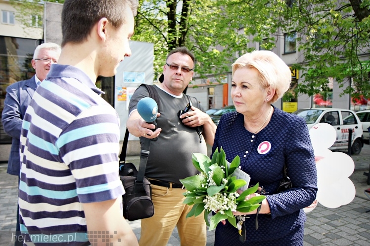 Parlamentarzyści PO namawiali mielczan do udziału w wyborach prezydenckich