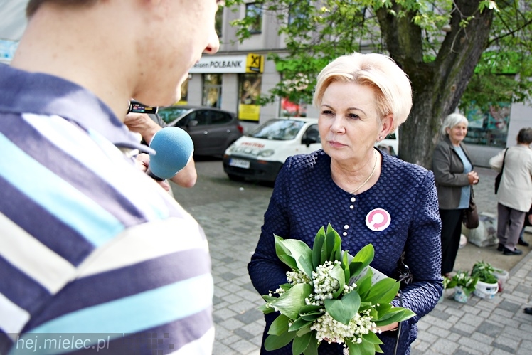 Parlamentarzyści PO namawiali mielczan do udziału w wyborach prezydenckich