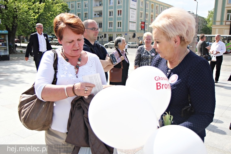 Parlamentarzyści PO namawiali mielczan do udziału w wyborach prezydenckich
