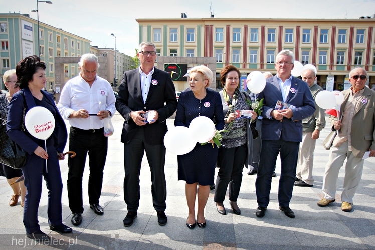 Parlamentarzyści PO namawiali mielczan do udziału w wyborach prezydenckich