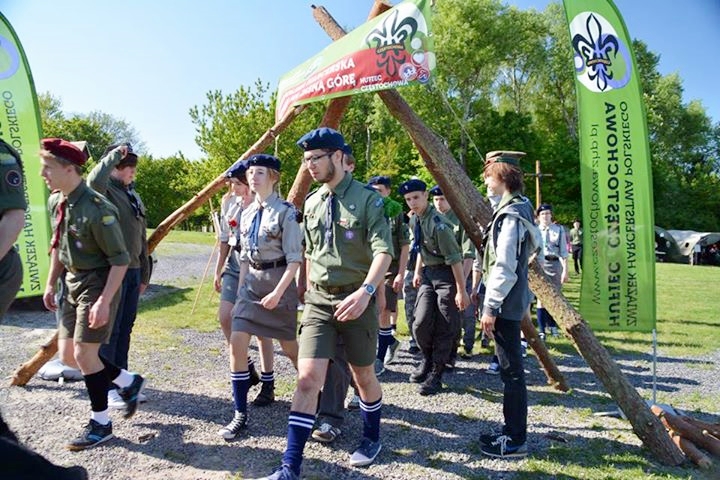 Pielgrzymka na Jasną Górę wraz z mieleckimi harcerzami ZHP