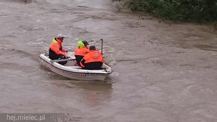 Wisłoka wystąpiła z brzegów