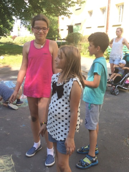 Dzieci z osiedla Kopernika bawiły się na festynie plenerowym