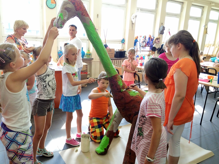 Kolejny wakacyjny tydzień półkolonii w Spółdzielczym Domu Kultury za nami